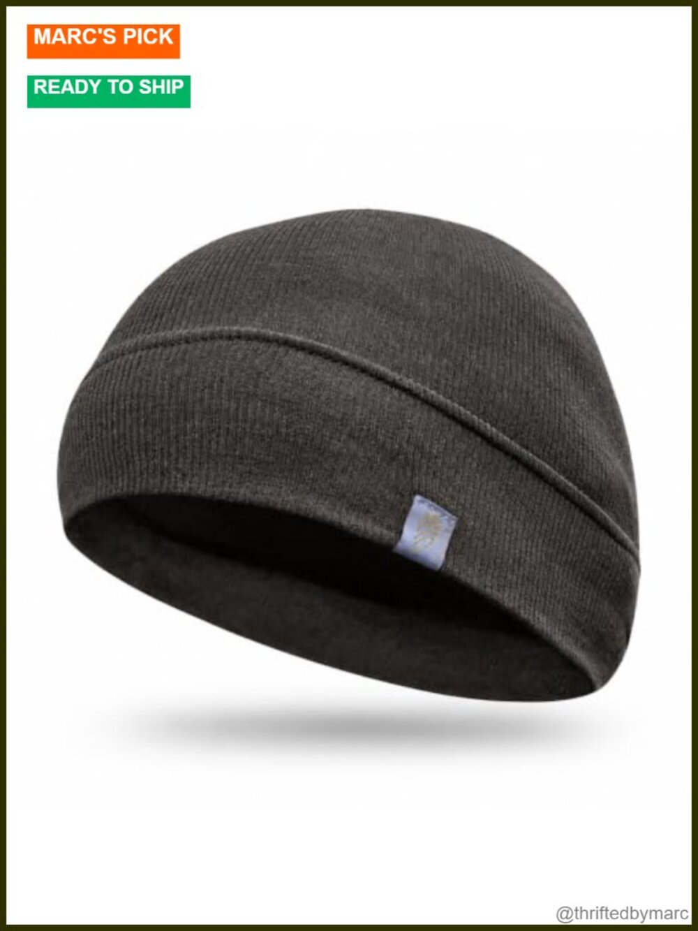 EcoShield Silver Tech EMF Skull Cap Beanie Bamboo Lyocell